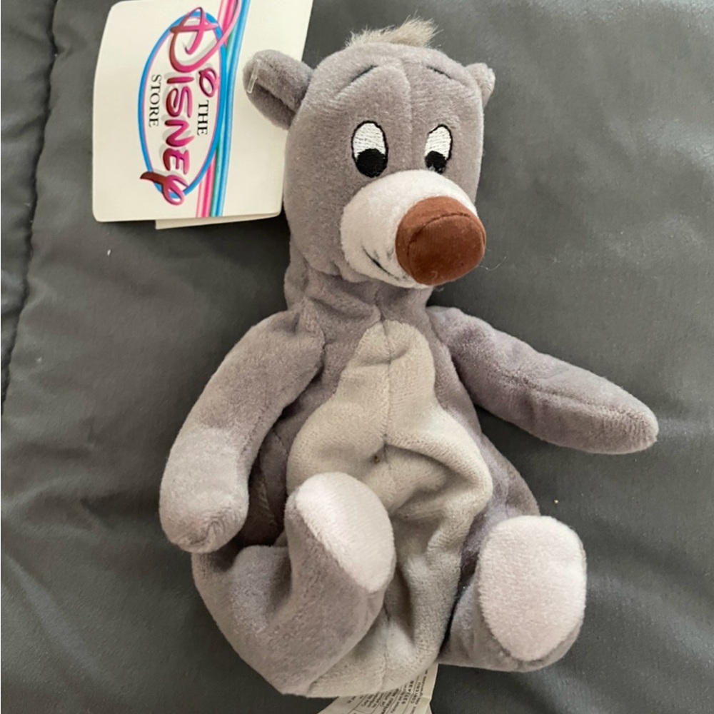 Jungle Book Baloo mini bean bag plush toy